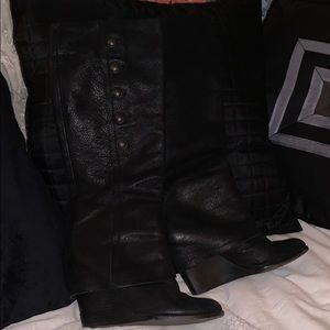 Tall black Vince Camuto boots